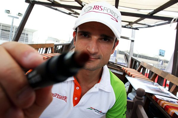 Misto Fisichelly pojede ve voze Force India Vitantonio Liuzzi