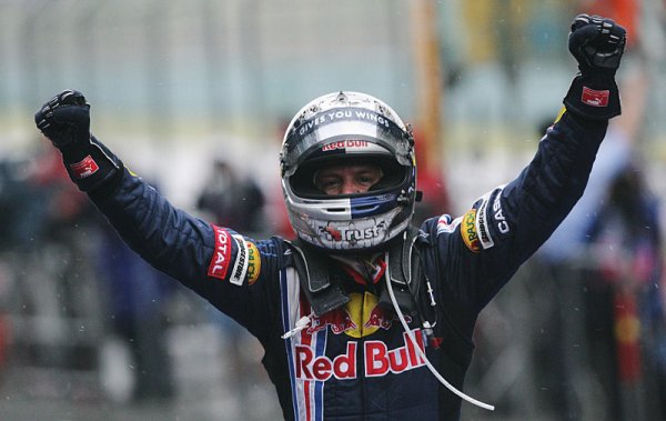 Sebastian Vettel ještě nedostal vítěznou trofej z VC Číny
