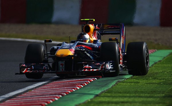 Sebastian Vettel v Suzuce vítězí stylem start-cíl