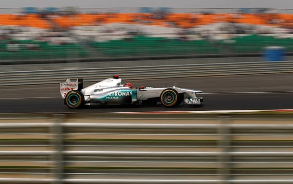 Mercedes podle Schumachera dosáhl v Indii maxima