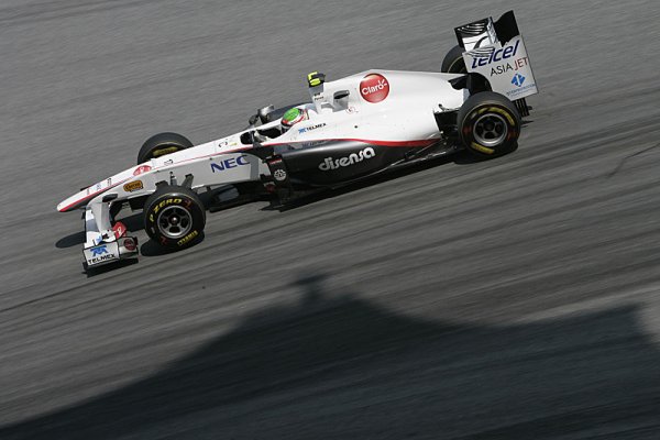 Sauber už napodruhé první letošní body získal Sauber už napodruhé první letošní body získal