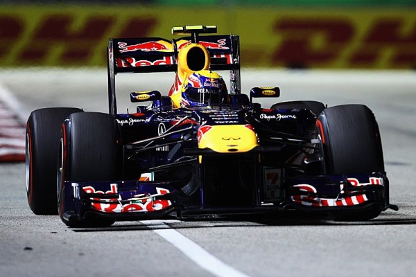 Red Bull stále v čele, nejrychlejší tentokrát Webber