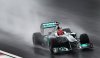 Schumacher nejrychlejší v deštivém dopoledni