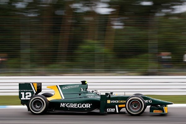 Van der Garde na zmoklém Hockenheimu na pole position