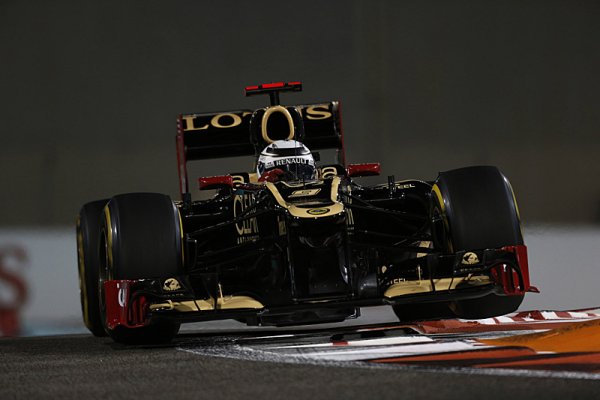 Lotus se dočkal, Räikkönen vítězí v Abú Zabí!