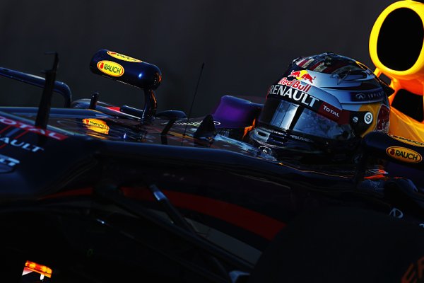 Vettel znovu nejrychlejší před Webberem