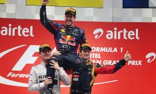 Vettel v Indii slaví čtvrtý titul mista světa!