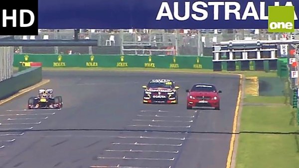 Video: F1 vs V8 Supercar vs C63 AMG