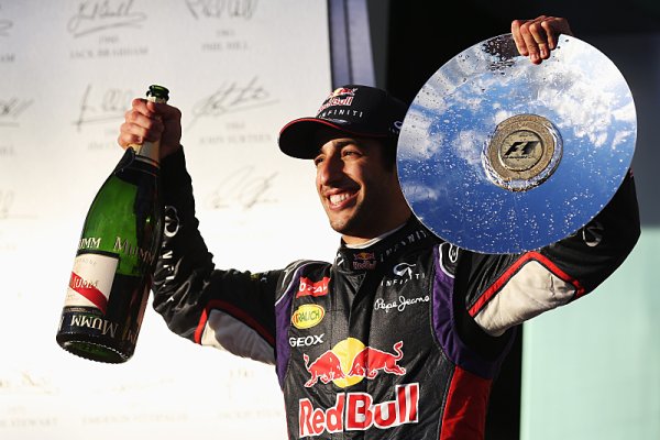 Ricciardo je sportovním překvapením roku