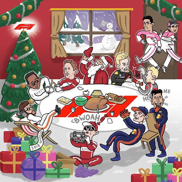 Tajný Santa řádil ve F1 Tajný Santa řádil ve F1