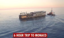 Takhle do Monaka připlula Energy Station