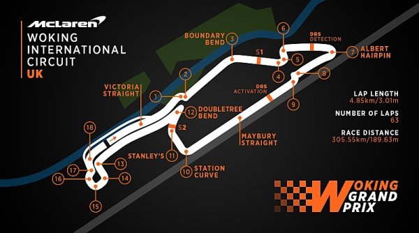 McLaren navrhl Velkou cenu Wokingu McLaren navrhl Velkou cenu Wokingu