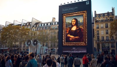 Mona Lisa propagovala technologii BMW