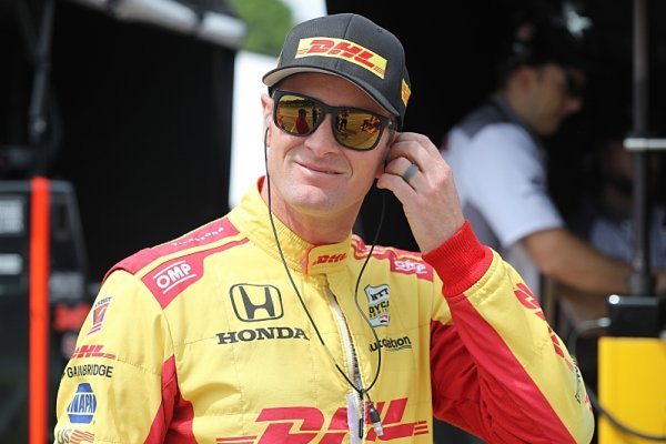 Dvakrát přerušený trénink vyhrál Hunter-Reay