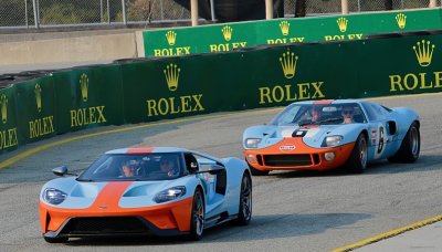 Slavný Gulf Ford GT40 z Le Mans na Legendách