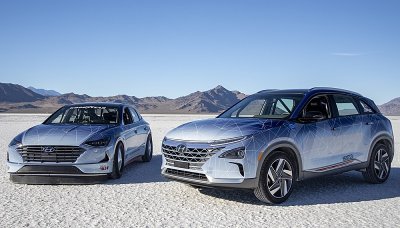 Rekordy pro Hyundaie Nexo Fuel Cell a Sonata Hybrid