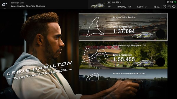 Hamiltona lze vyzvat v GT Sport Hamiltona lze vyzvat v GT Sport