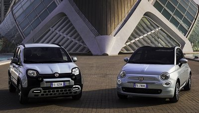 Fiat představil hybridní 500 a Pandu
