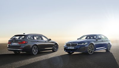 Osvícené nové pětkové BMW