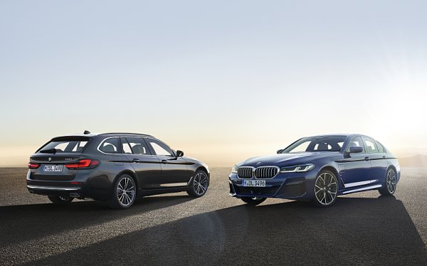 Osvícené nové pětkové BMW