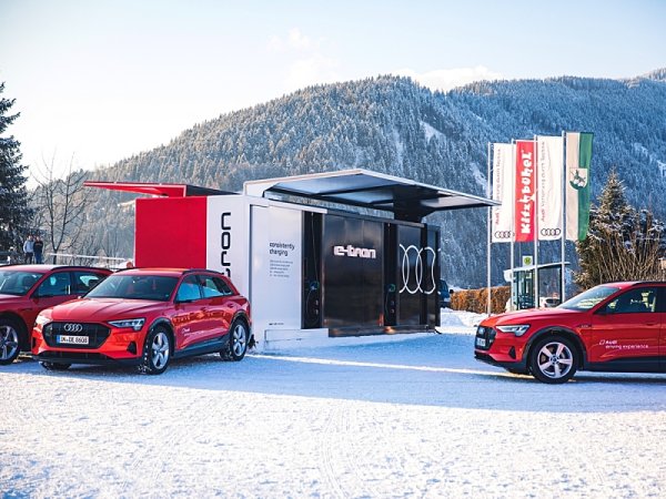 Audi v Davosu poskytlo trvale udržitelnou mobilitu 