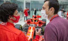Sainzův nezapomenutelný den u Ferrari