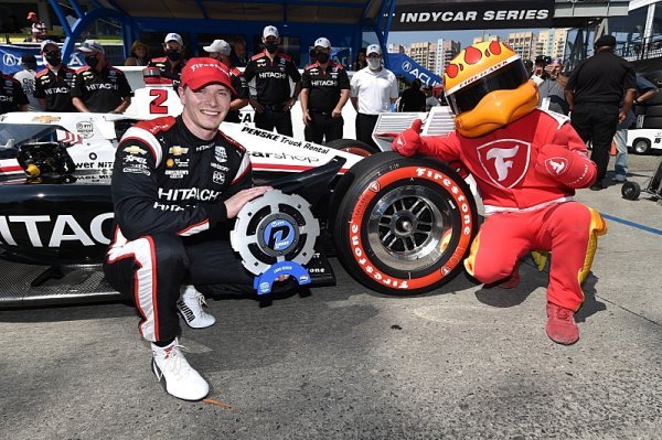 Poslední pole position na Belle Isle získal Newgarden