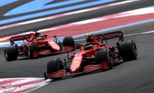Ferrari zničila degradace pneumatik