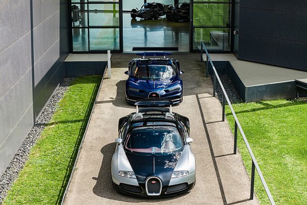 Exkluzivní setkání legend – Veyron a Chiron v jedné expozici