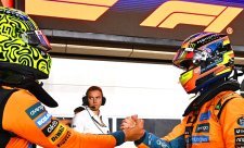 Spokojený Piastri, frustrovaný Norris