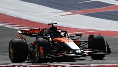 Norris nejrychlejší v Austinu, Hülkenberg překvapil druhým místem